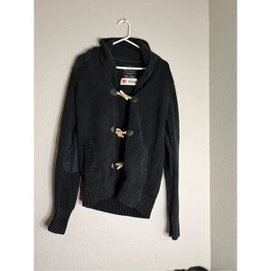 Allsaints All Saints x British millerain  Earnest Cardigan Shawl Toggle L sweate